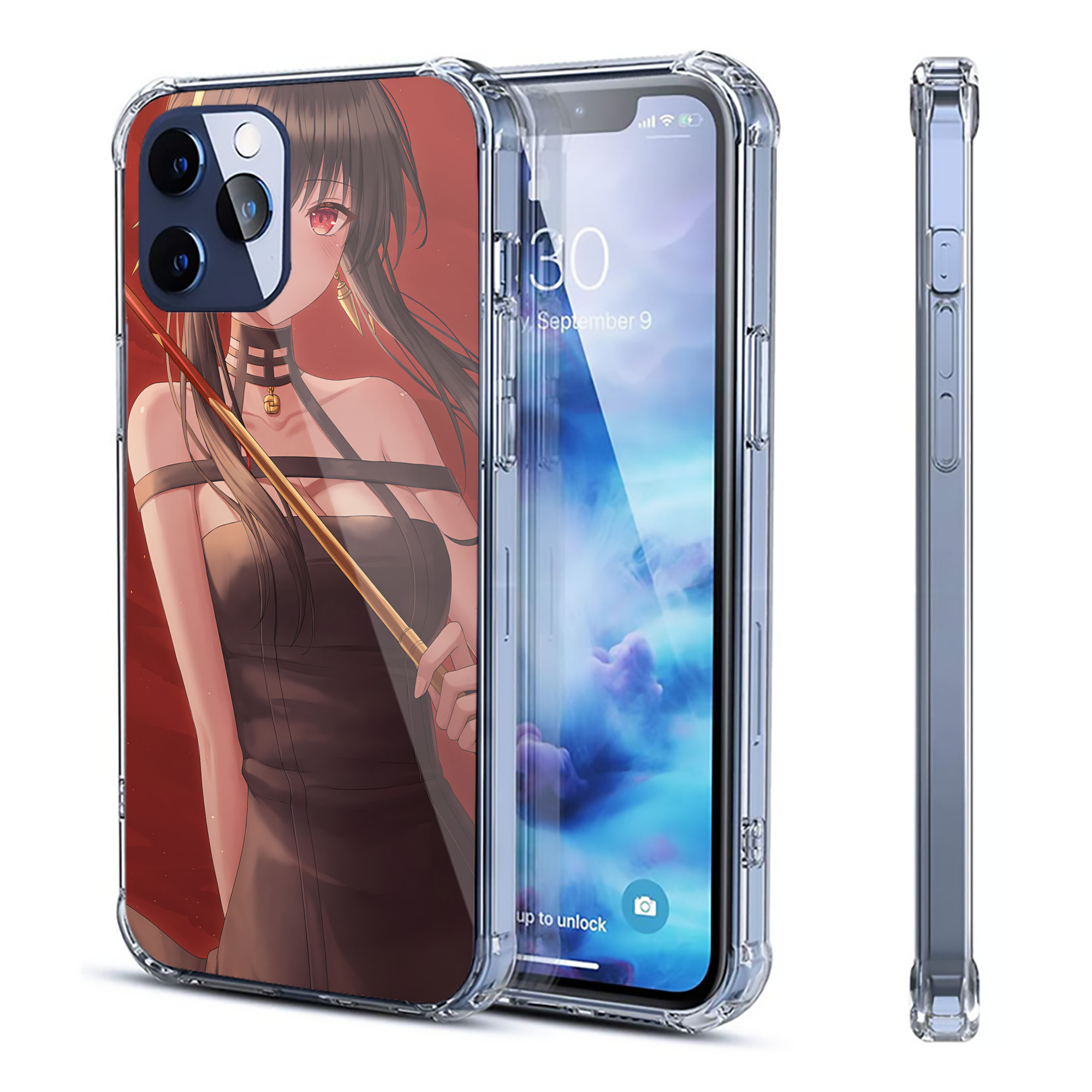 （画像用） SPY×FAMILY间谍家家酒 【iPhone 12シリーズ対応】透明スマホケース（クリアソフトケース）
